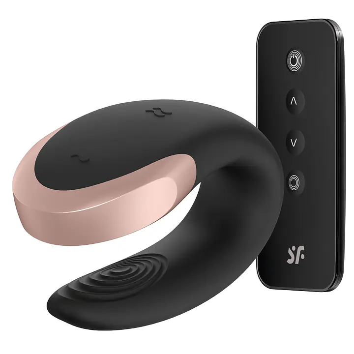 Смарт-вібратор для пар Satisfyer Double Love (Black) - Master