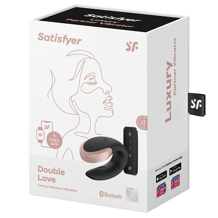 Смарт-вібратор для пар Satisfyer Double Love (Black) - Master
