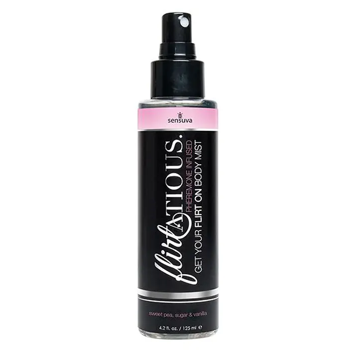 Спрей-міст для тіла з феромонами Sensuva Flirtatious Vanilla, Sugar,&Sweet Pea (125мл) - Master