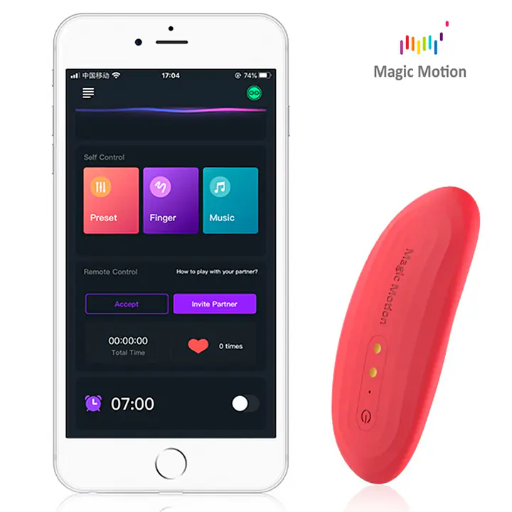 Смарт-вібратор у трусики Magic Motion Nyx Red - Master