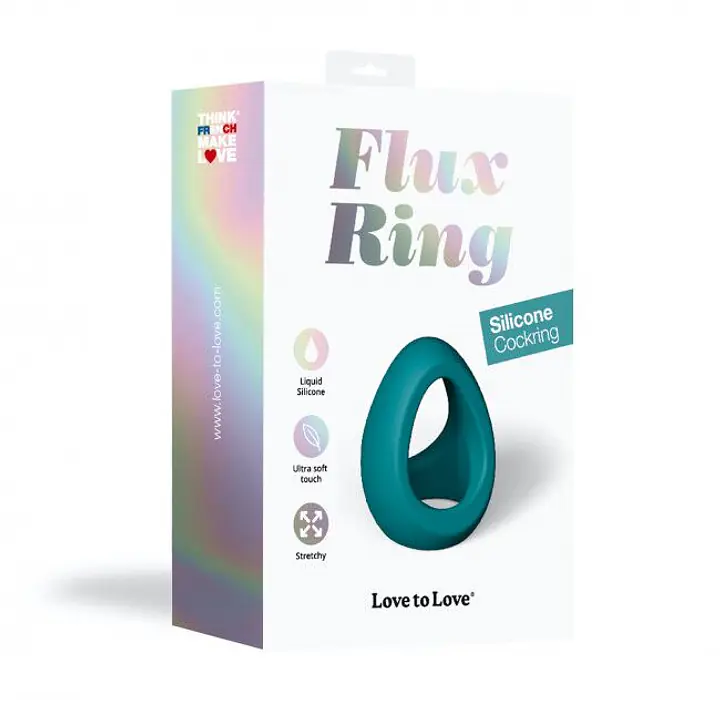 Ерекційне кільце подвійне Love To Love FLUX RING - TEAL ME - Master