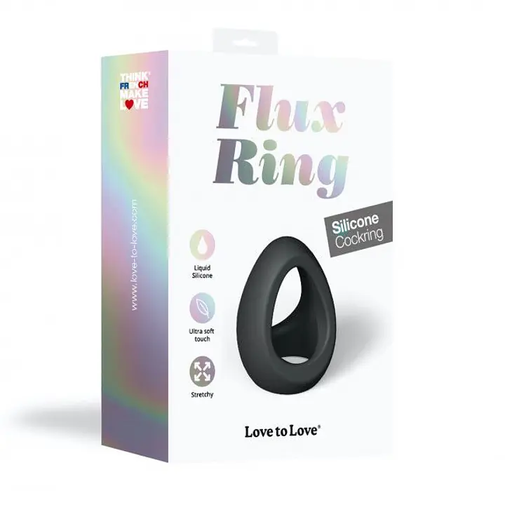 Ерекційне кільце подвійне Love To Love FLUX RING - BLACK ONYX - Master