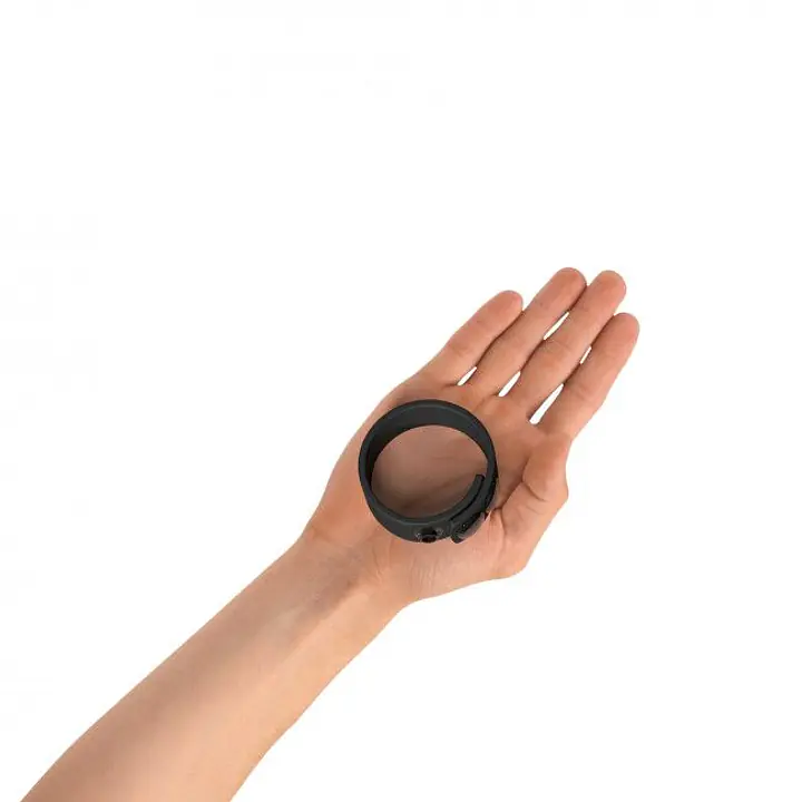 Регульоване ерекційне кільце на кнопках Love To Love HERO RING - BLACK ONYX - Master