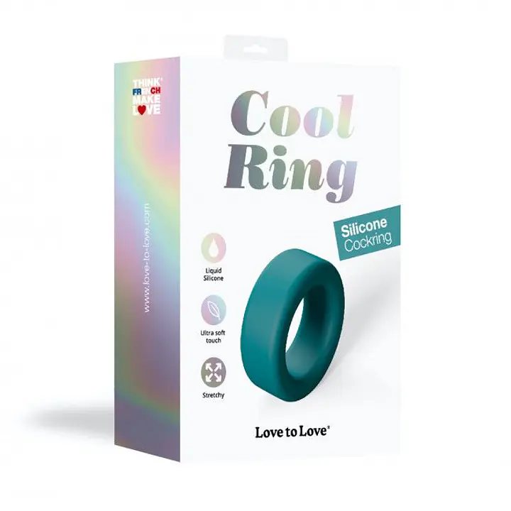 Ерекційне кільце широке Love To Love COOL RING - TEAL ME - Master