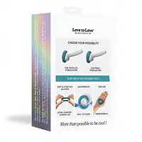 Ерекційне кільце широке Love To Love COOL RING - TEAL ME - Master