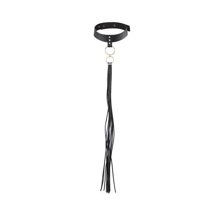 Чокер Bijoux Indiscrets MAZE — Tassel Chocker Black - Master