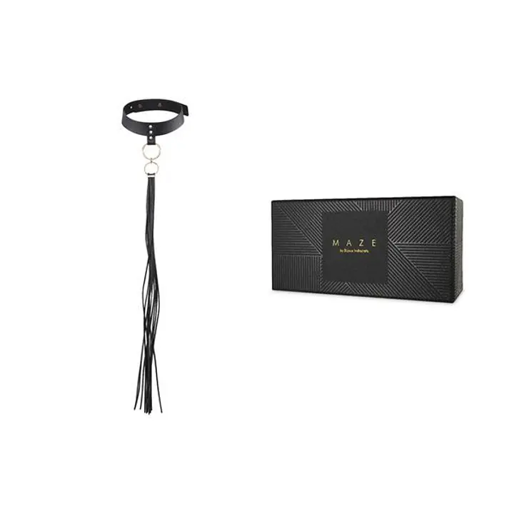 Чокер Bijoux Indiscrets MAZE — Tassel Chocker Black - Master