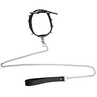 Нашийник з шипами та повідцем Art of Sex - Collar Spikes and Leash - Master