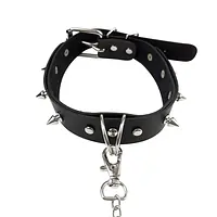 Нашийник з шипами та повідцем Art of Sex - Collar Spikes and Leash - Master