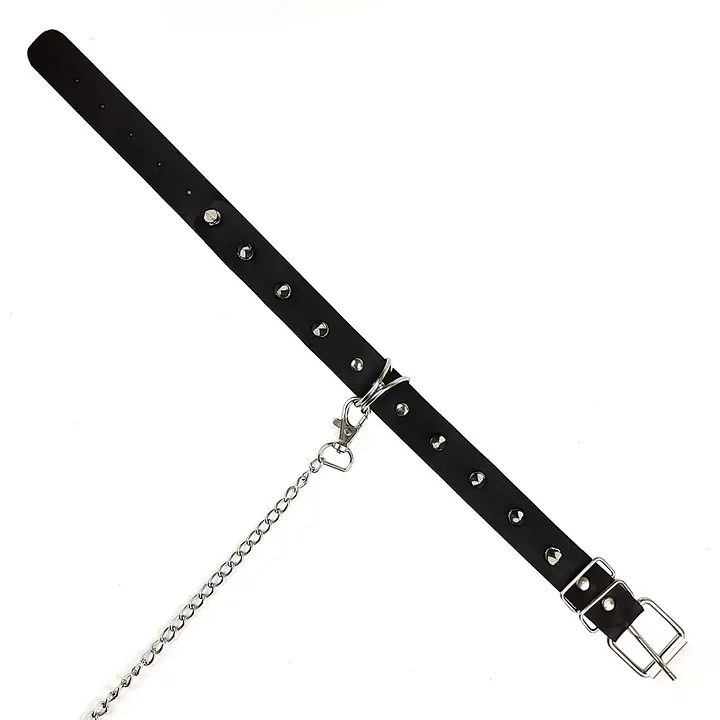 Нашийник з шипами та повідцем Art of Sex - Collar Spikes and Leash - Master