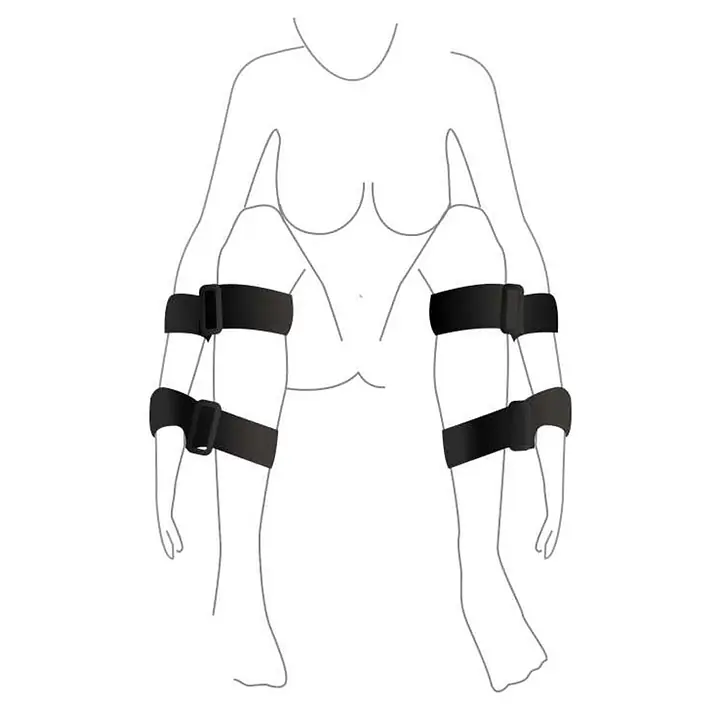 Набір для фіксації Art of Sex – BDSM Hands to feet Simple - Master