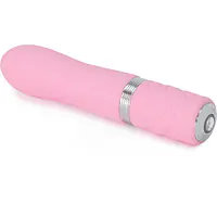 Розкішний вібратор PILLOW TALK - Flirty Pink з кристалом Сваровські, гнучка головка - Master