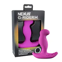 Масажер простати з вібрацією Nexus G-Rider Plus Purple, макс діаметр 3,8 см, перезаряджається - Master