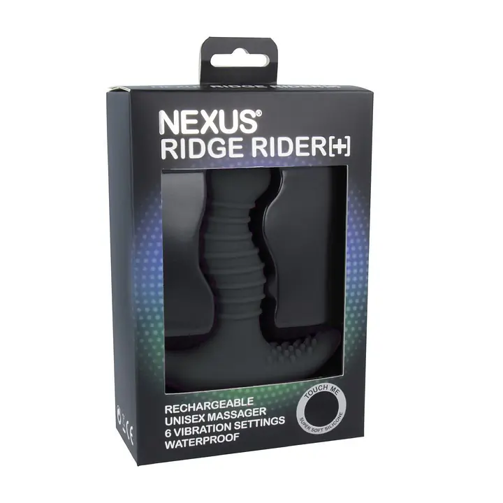 Масажер простати з вібрацією Nexus Ridge Rider Plus Black - Master