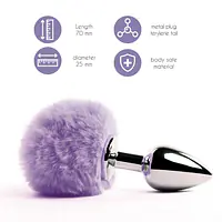 Анальна пробка FeelzToys - Bunny Tails Butt Plug Purple - Master