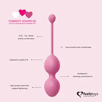 Набір вагінальних кульок для просунутих FeelzToys - FemmeFit Advanced Pelvic Muscle Training Set - Master