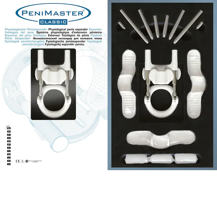 Екстендер для збільшення члена PeniMaster Classic, ремінцевий, дуже надійний - Master
