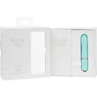 Розкішний вібратор PILLOW TALK - Flirty Teal з кристалом Сваровські, гнучка голівка - Master