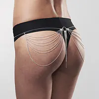 Ланцюжок трусики або ліф Bijoux Indiscrets Magnifique Waist Chain - silver, прикраса на тіло - Master