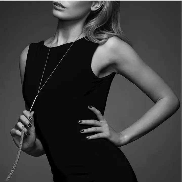 Ланцюжок-батіг на шию Bijoux Indiscrets MAGNIFIQUE Necklace Whip - Gold, прикраса для тіла - Master