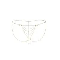 Ланцюжок-трусики Bijoux Indiscrets Magnifique Bikini Chain – Gold, прикраса для тіла - Master