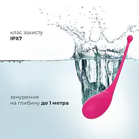 Смарт-віброяйце Adrien Lastic Palpitation Pink з глибокою вібрацією - Master