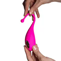 Смарт-віброяйце Adrien Lastic Palpitation Pink з глибокою вібрацією - Master