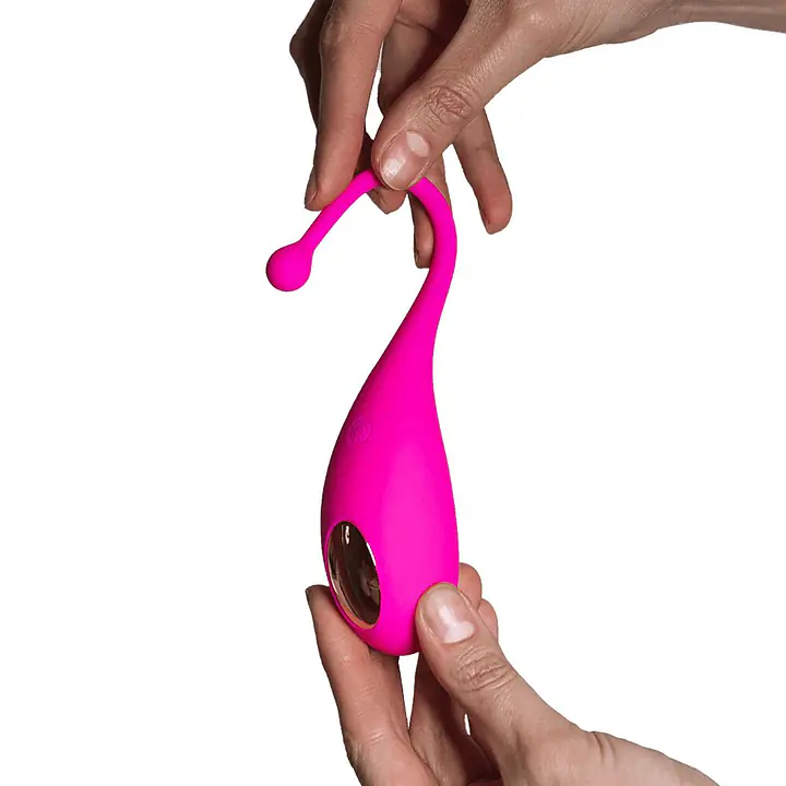 Смарт-віброяйце Adrien Lastic Palpitation Pink з глибокою вібрацією - Master