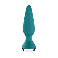 Анальна смарт-вібропробка Satisfyer Plug-ilicious 1 Petrol - Master
