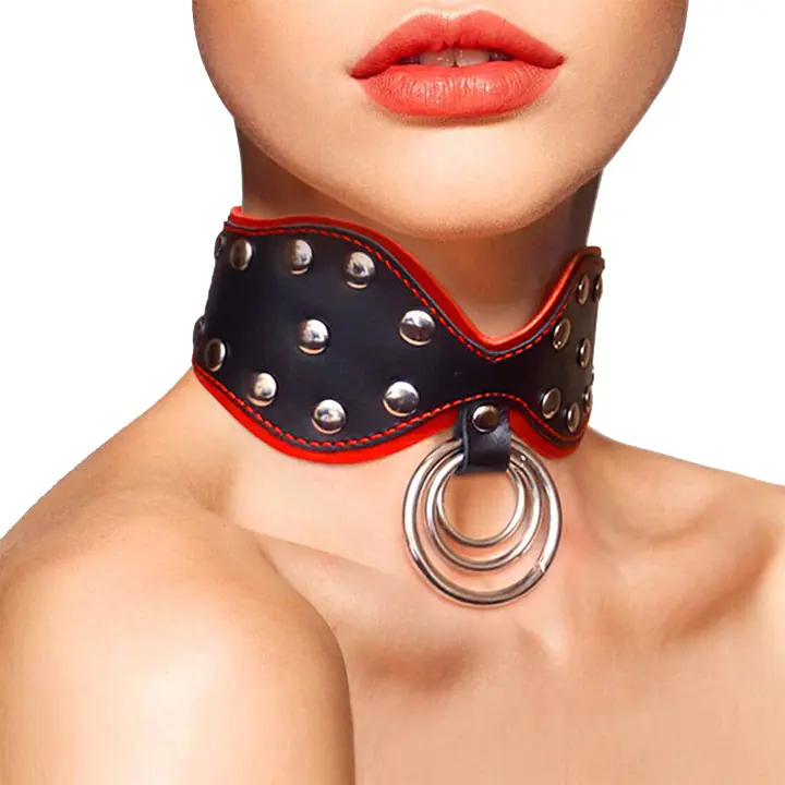 Нашийник з натуральної шкіри Art of Sex -  Collar Butterfly - Master
