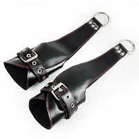 Поручі для підвісу Art of Sex – Fetish Hand Cuffs For Suspension, натуральна шкіра - Master