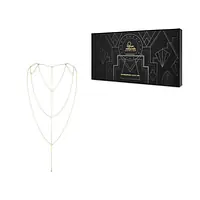 Ланцюжок для спини Bijoux Indiscrets Magnifique Back and Cleavage Chain - Gold, прикраса для тіла - Master