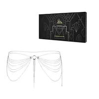 Ланцюжок трусики або ліф Bijoux Indiscrets Magnifique Waist Chain - silver, прикраса на тіло - Master