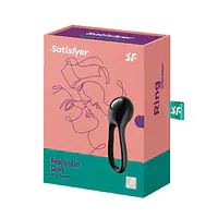 Ерекційне кільце з вібрацією Satisfyer Majestic Duo для члена та мошонки - Master