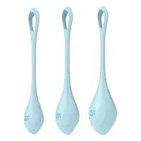 Набір йоні намистин Satisfyer Yoni Power 2 Light Blue, диаметр 2-2,5-3см, вес 22-44-73гр - Master