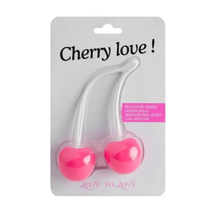 Вагінальні кульки Love To Love CHERRY LOVE, діаметр 3,5 см, маса 77 г - Master