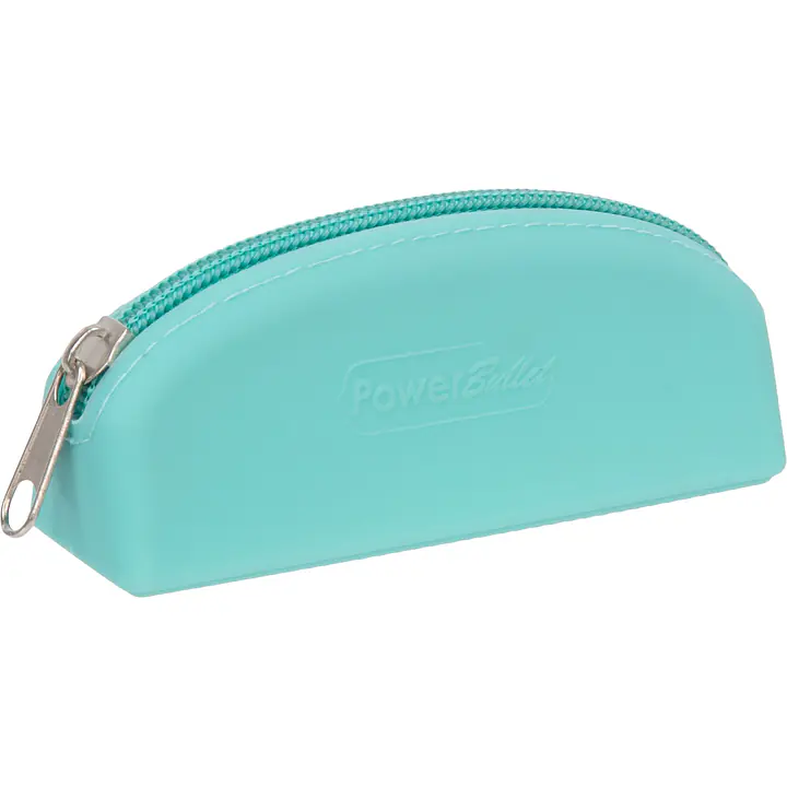 Сумка для зберігання секс-іграшок PowerBullet - Silicone Storage Zippered Bag Teal - Master