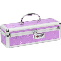 Кейс для зберігання секс-іграшок BMS Factory - The Toy Chest Lokable Vibrator Case Purple з кодовим - Master