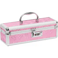 Кейс для зберігання секс-іграшок BMS Factory - The Toy Chest Lokable Vibrator Case Pink з кодовим за - Master