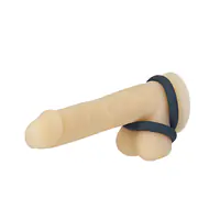 Подвійне ерекційне кільце LUX Active – Tug – Versatile Silicone Cock Ring - Master