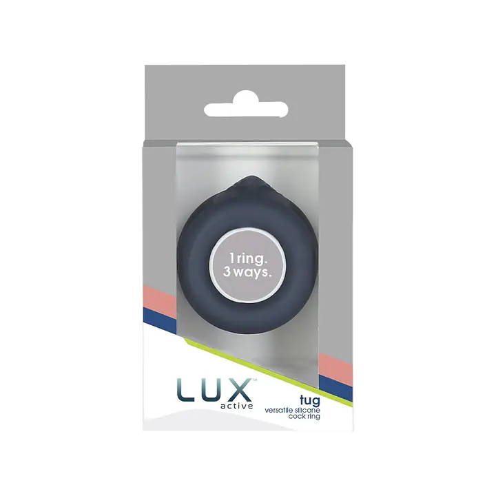 Подвійне ерекційне кільце LUX Active – Tug – Versatile Silicone Cock Ring - Master