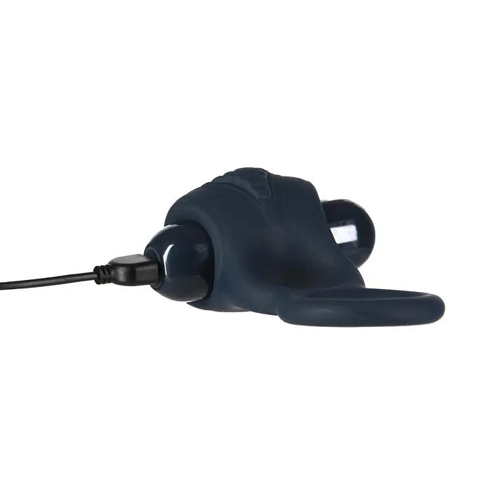 Подвійне ерекційне кільце з вібрацією Lux Active-Triad - Vibrating Dual Cock Ring, пульт ДК - Master