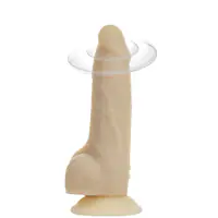 Фалоімітатор з вібрацією та ротацією Naked ADDICTION Chris 7″ Rotating&Vibrating Dong,пульт ДК - Master