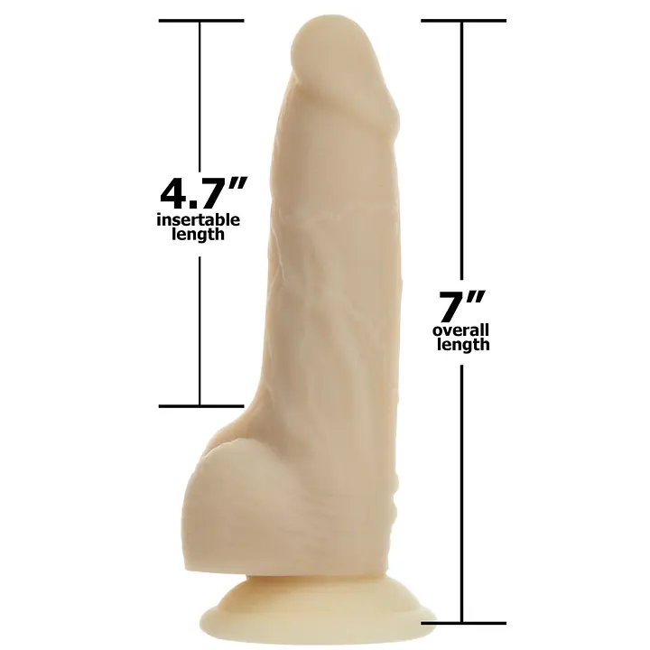 Фалоімітатор з вібрацією та ротацією Naked ADDICTION Chris 7″ Rotating&Vibrating Dong,пульт ДК - Master