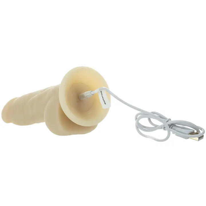Фалоімітатор з вібрацією та ротацією Naked ADDICTION Chris 7″ Rotating&Vibrating Dong,пульт ДК - Master