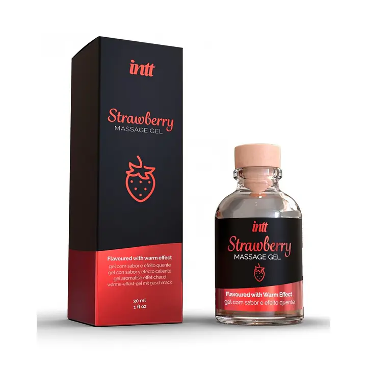 Масажний гель для інтимних зон Intt Strawberry (30 мл) - Master