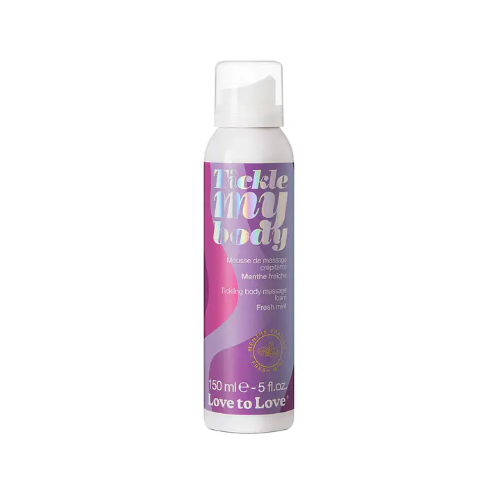 Масажна піна Love To Love TICKLE MY BODY Fresh Mint (150 мл) зволожувальна - Master