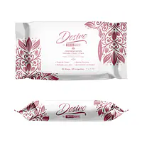 Жіночі очищувальні серветки для тіла та обличчя Desire by Swiss Navy Feminine Wipes 25 шт - Master
