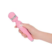 Розкішний вібромасажер PILLOW TALK - Cheeky Pink з кристалом Swarovsky, плавне підвищення потужності - Master