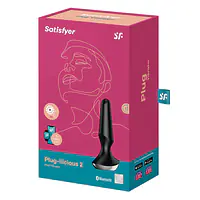 Анальна смарт-вібропробка Satisfyer Plug-ilicious 2 Black - Master